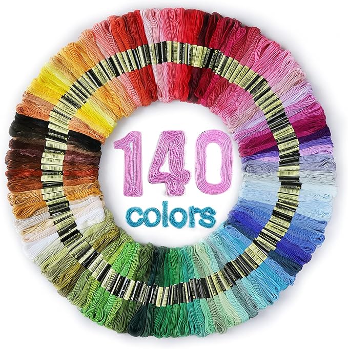 Embroidery Thread Floss 140 Colors